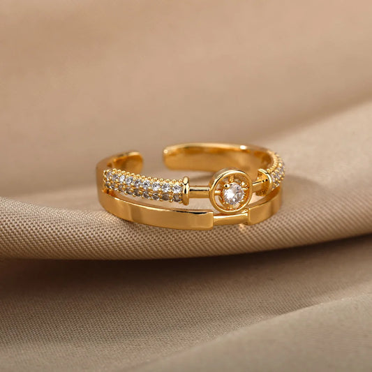 Starlight Zircon Ring
