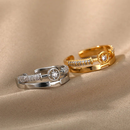 Starlight Zircon Ring
