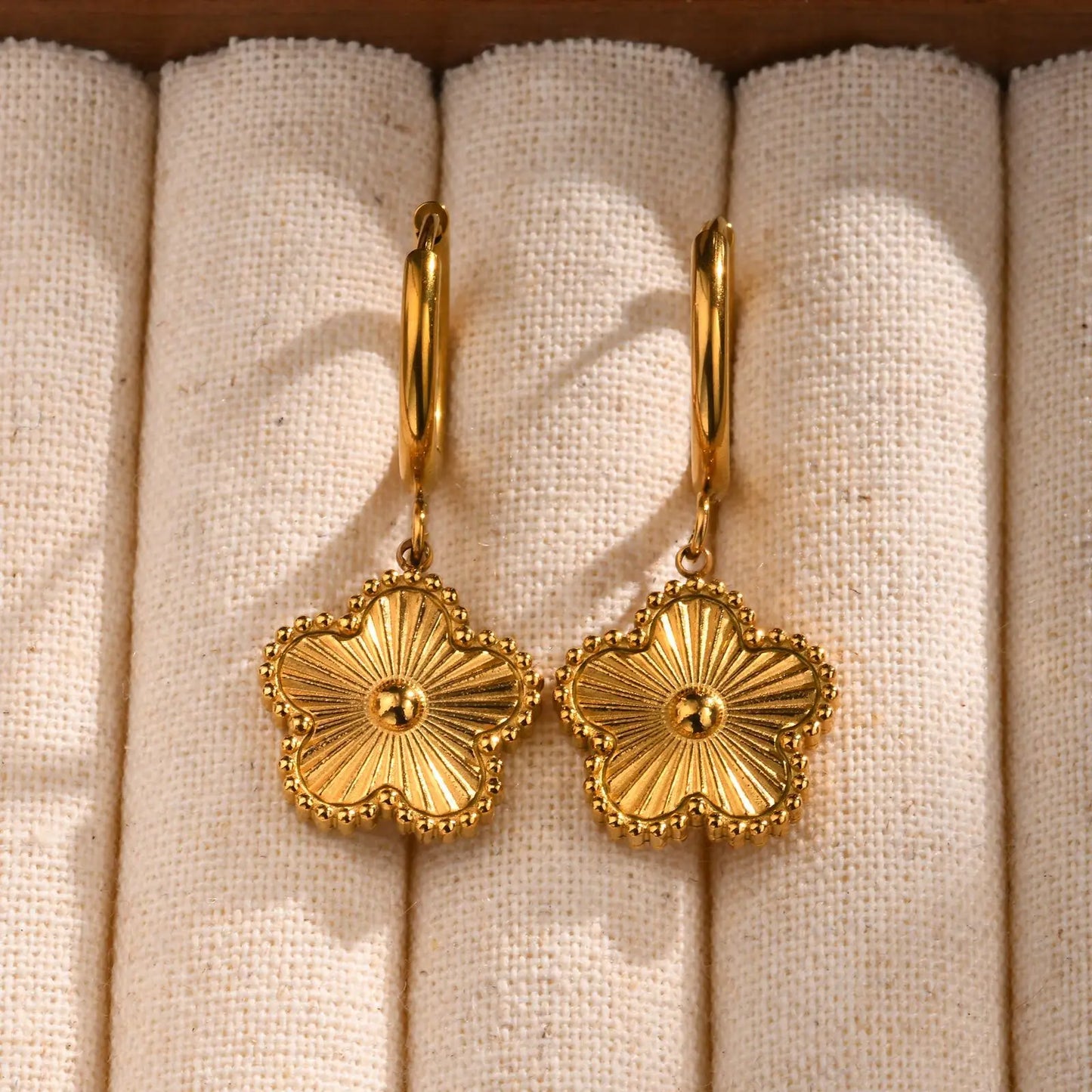 Flower Drop Earrings for Women