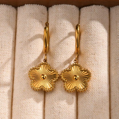 Flower Drop Earrings for Women