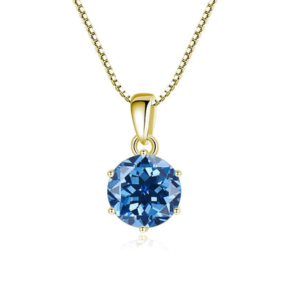 Butterflykiss 1 CT Real Moissanite Pendant Necklace For Women Top Quality 925 Sterling Silver Wedding Party Bridal Fine Jewelry
