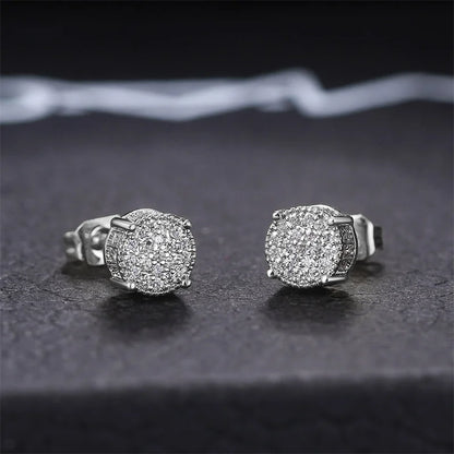Fancy Round Shaped Stud Earrings