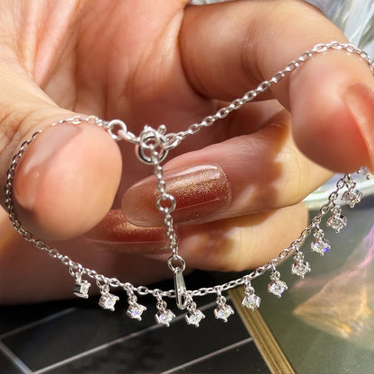 HORRIPAL D VVS1 Moissanite Tennis Bracelets For Women 925 sterling Silver GRA High quality Party Hot Seller Fashion Jewelry Gift