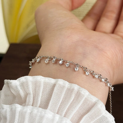 HORRIPAL D VVS1 Moissanite Tennis Bracelets For Women 925 sterling Silver GRA High quality Party Hot Seller Fashion Jewelry Gift