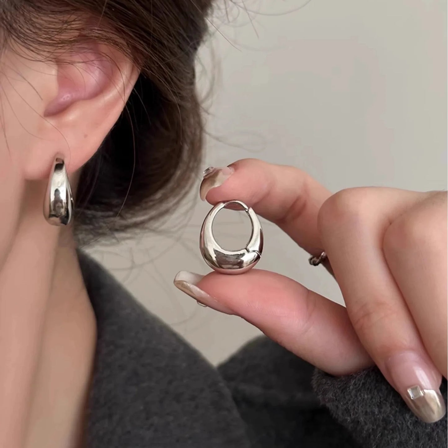 3 Piece Fashion Star Drop Earrings Set