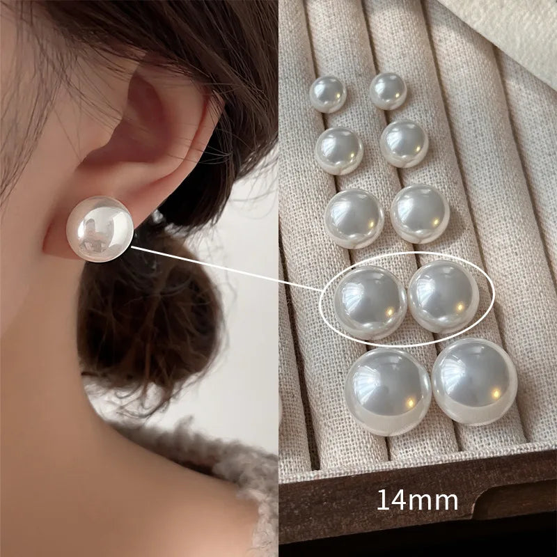 Sterling Silver Pearl Earrings