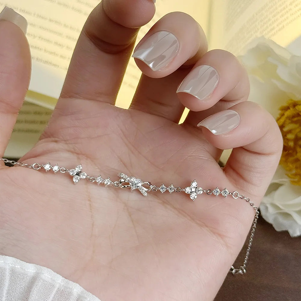 HORRIPAL D VVS1 Moissanite Tennis Bracelets For Women 925 sterling Silver GRA High quality Party Hot Seller Fashion Jewelry Gift