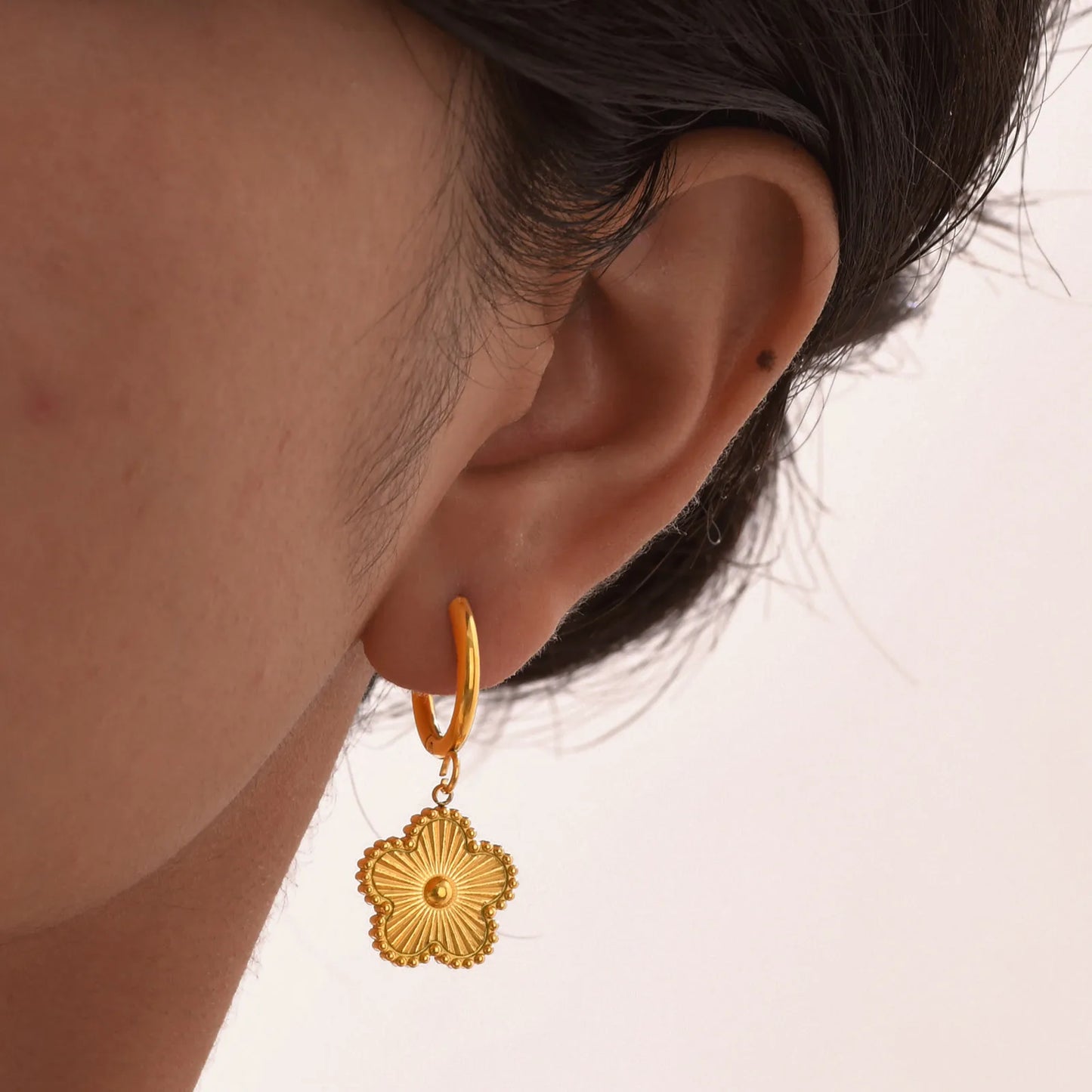 Flower Drop Earrings for Women