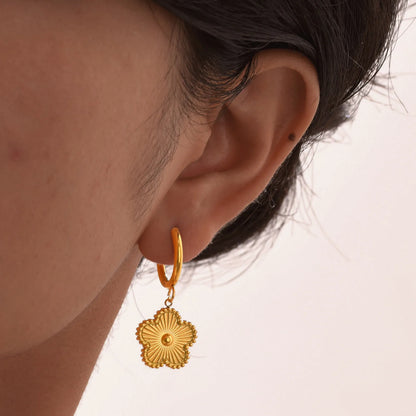 Flower Drop Earrings for Women