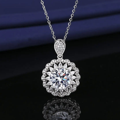 Valuable Lab Diamond Jewelry Set 925 Sterling Silver Party Wedding Rings Earrings Necklace for Women Moissanite Bridal Jewelry