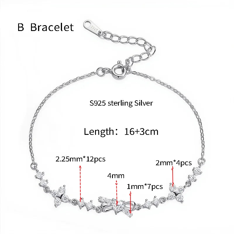 HORRIPAL D VVS1 Moissanite Tennis Bracelets For Women 925 sterling Silver GRA High quality Party Hot Seller Fashion Jewelry Gift