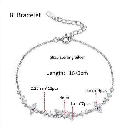 HORRIPAL D VVS1 Moissanite Tennis Bracelets For Women 925 sterling Silver GRA High quality Party Hot Seller Fashion Jewelry Gift