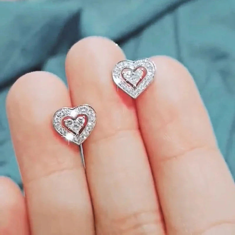 Fancy Round Shaped Stud Earrings