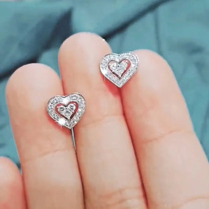 Fancy Round Shaped Stud Earrings