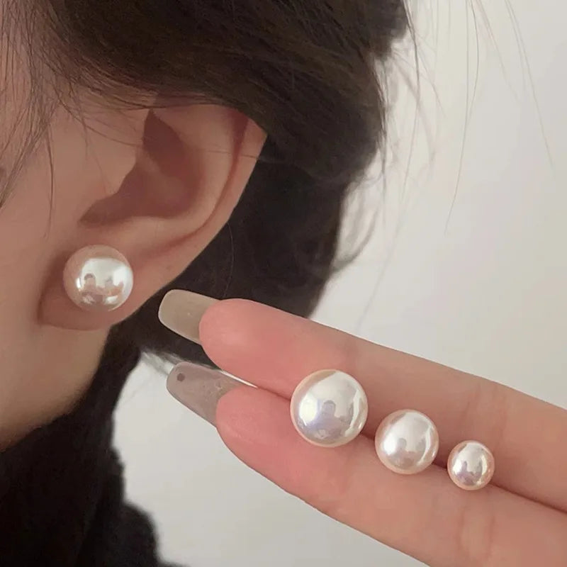 Sterling Silver Pearl Earrings