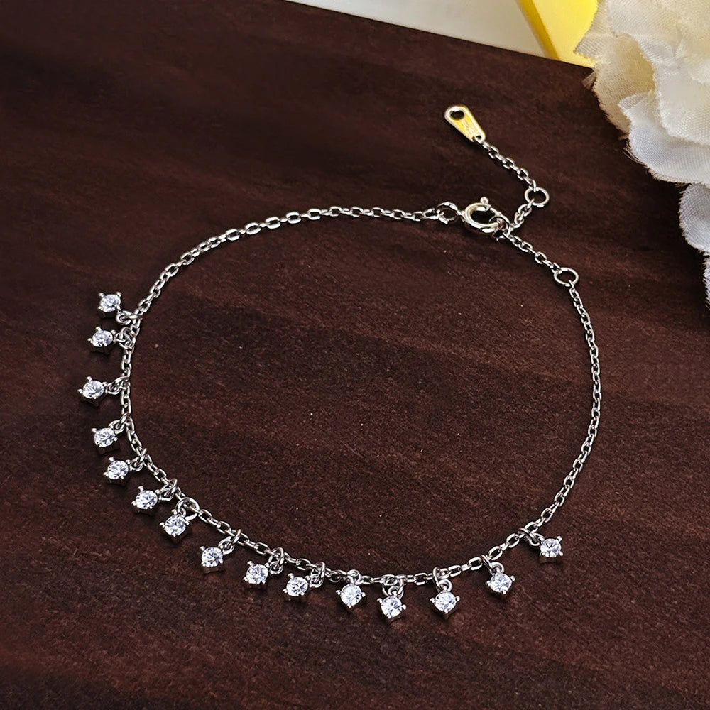 HORRIPAL D VVS1 Moissanite Tennis Bracelets For Women 925 sterling Silver GRA High quality Party Hot Seller Fashion Jewelry Gift
