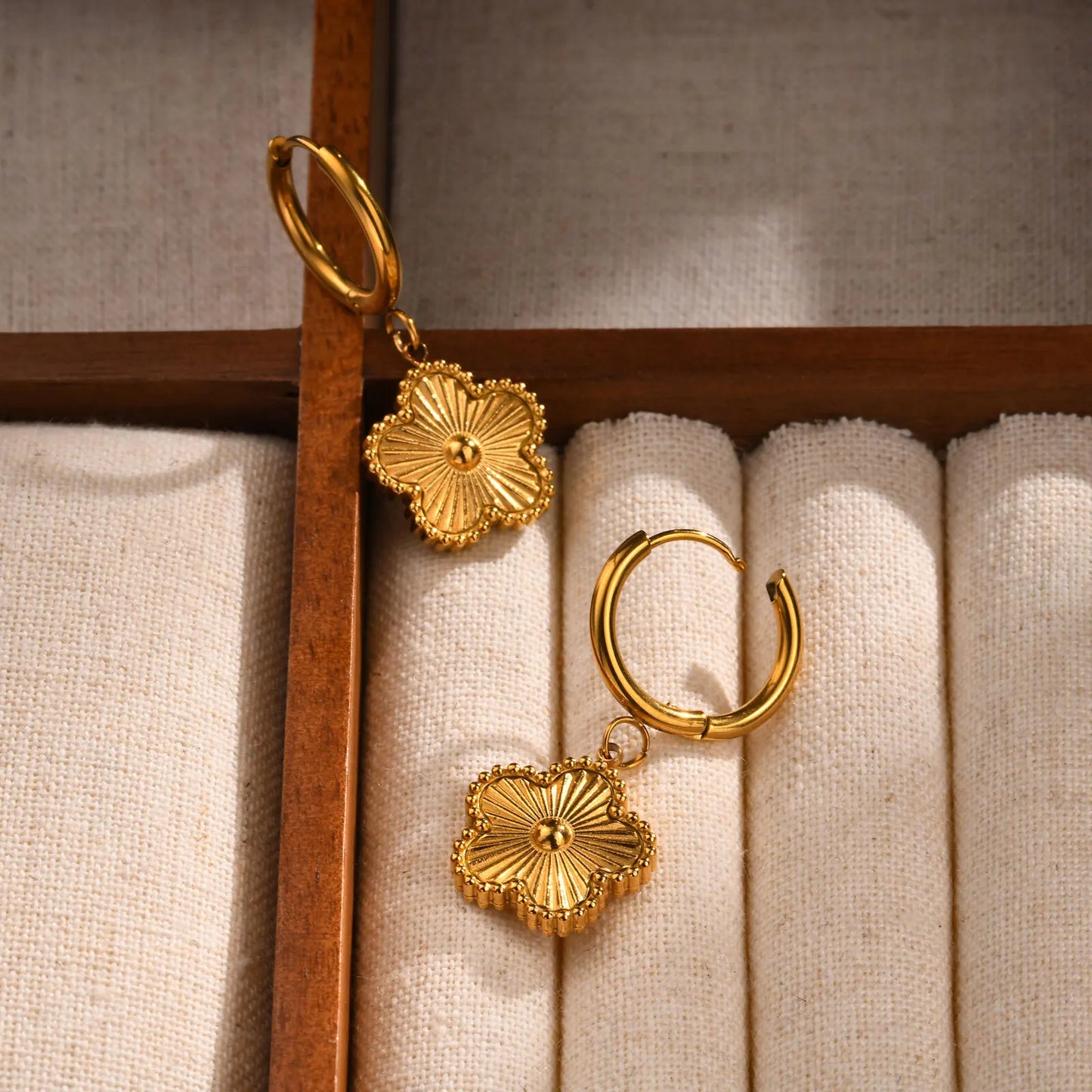 Flower Drop Earrings for Women