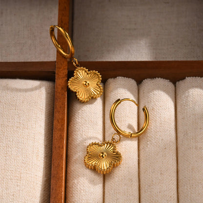 Flower Drop Earrings for Women