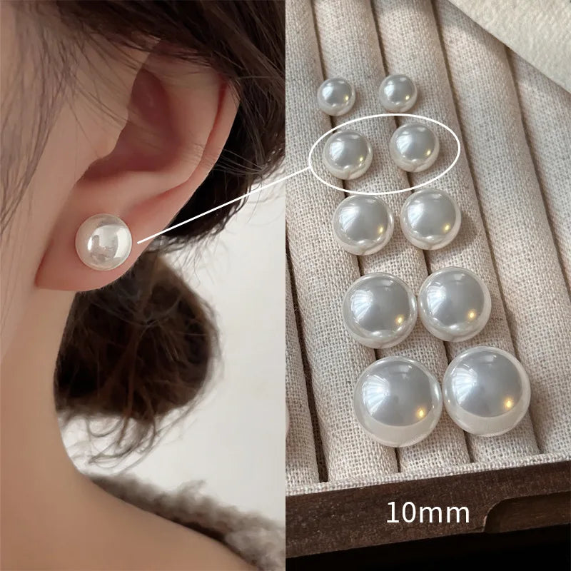 Sterling Silver Pearl Earrings