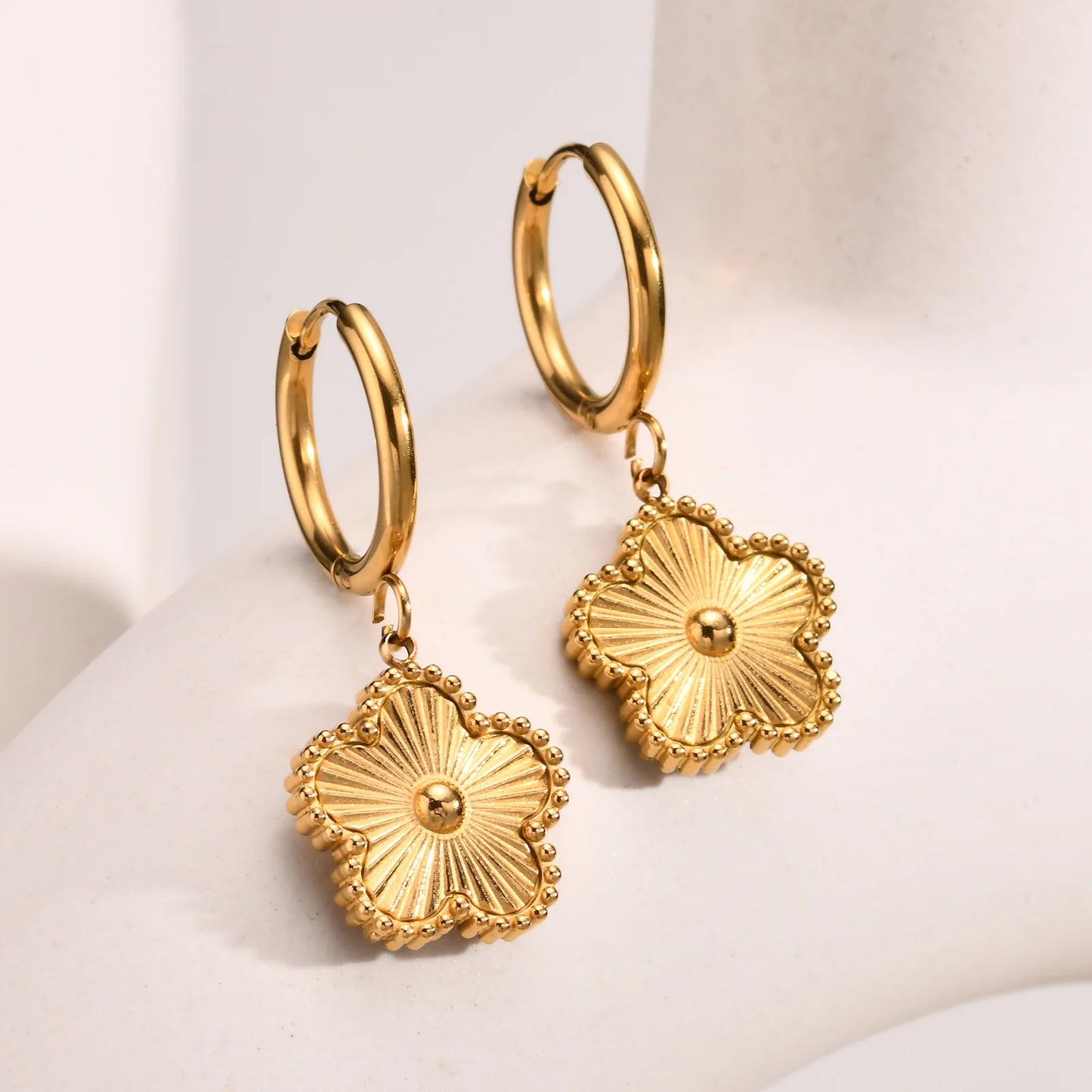 Flower Drop Earrings for Women