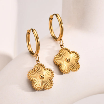 Flower Drop Earrings for Women