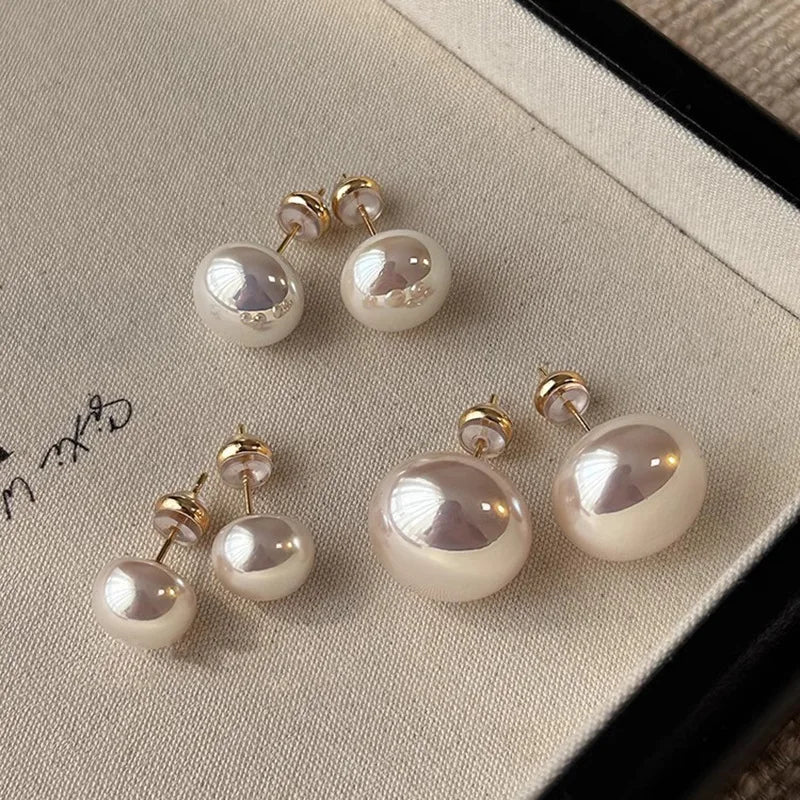 Sterling Silver Pearl Earrings