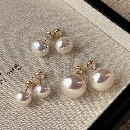 Sterling Silver Pearl Earrings